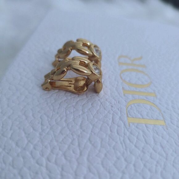 CHRISTIAN DIOR vintage earrings EUC - Picture 3 of 9